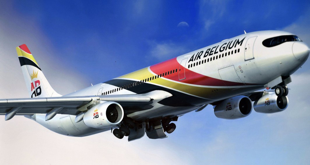 Illustration picture shows a picture of a plane of new Belgian airline company Air Belgium, Monday 30 January 2017, in Mont-Saint-Guibert. BELGA PHOTO ERIC LALMAND