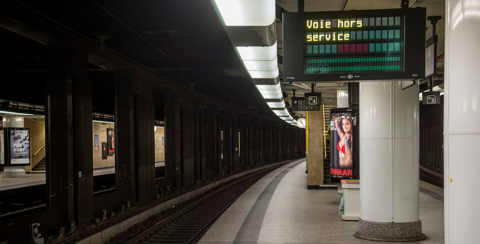 SNCB - Voie hors-service