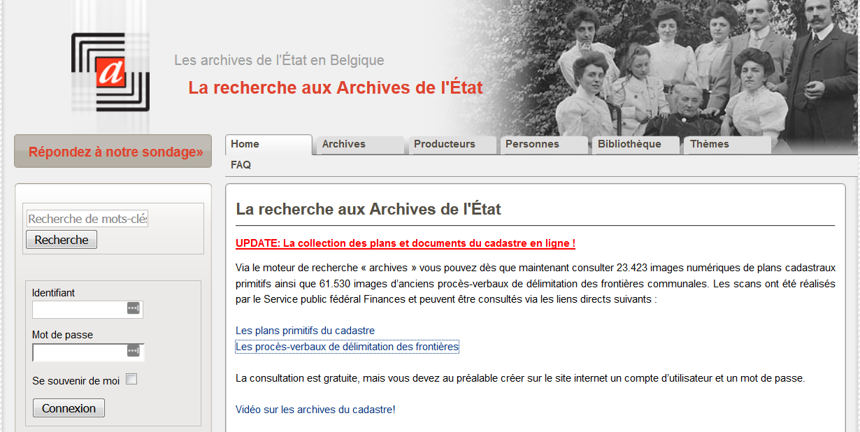 Archives Cadastres