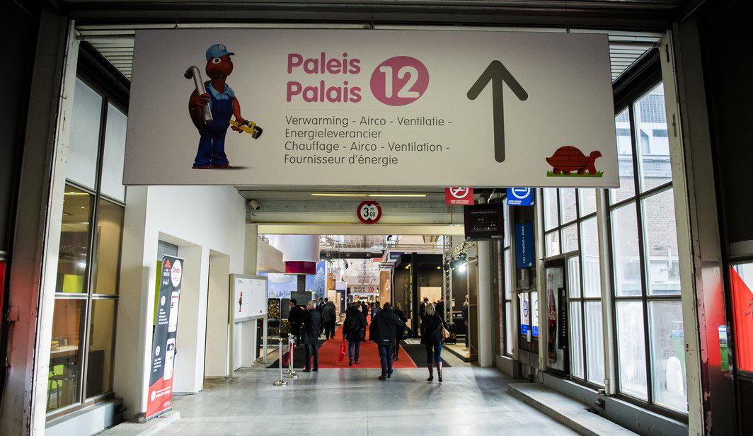 Illustration picture shows the first day of the 2017 edition of Batibouw, the annual building, renovation and decoration exhibition in Brussels Expo in Brussels, Thursday 16 February 2017. Batibouw 2016 opens on from February 16th to 26th. BELGA PHOTO LAURIE DIEFFEMBACQ