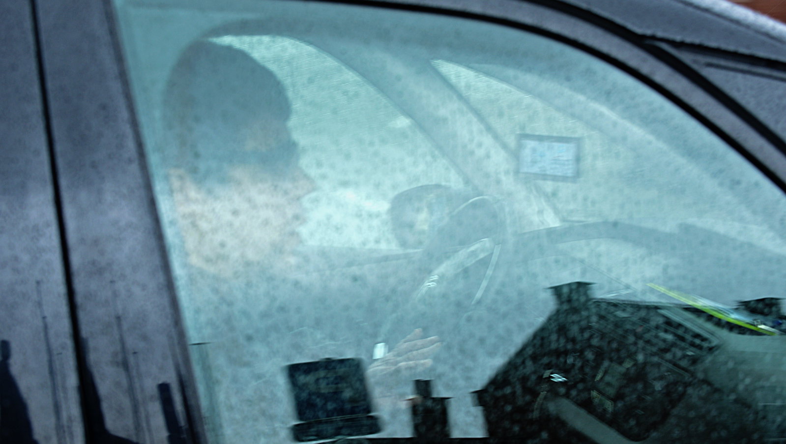 Leopold Storme pictured as he is leaving prison in a taxi, on Tuesday 28 February 2017, in Nivelles. Storme was sentenced to 26 years in jail on Wednesday 27 October 2010. He was convicted for the murder on his parents Francois-Xavier Storme and Caroline Van Oost and his sister Carlouchka on 16 June 2007 in their shop in the Brussels Marollen-Marolles neighbourhood. BELGA PHOTO JEAN-LUC FLEMAL