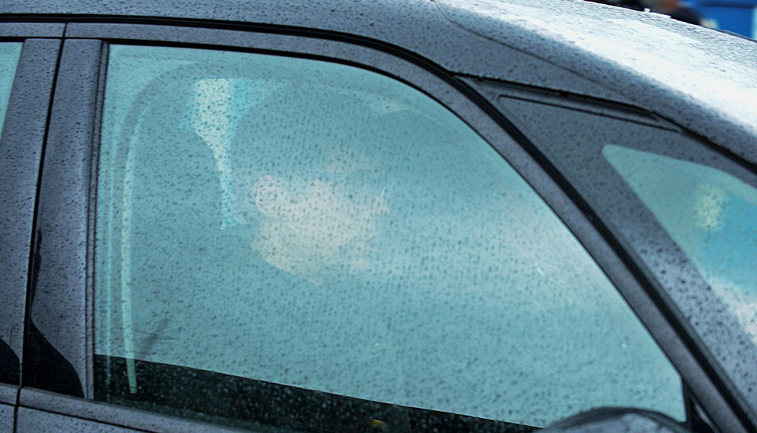 Leopold Storme pictured as he is leaving prison in a taxi, on Tuesday 28 February 2017, in Nivelles. Storme was sentenced to 26 years in jail on Wednesday 27 October 2010. He was convicted for the murder on his parents Francois-Xavier Storme and Caroline Van Oost and his sister Carlouchka on 16 June 2007 in their shop in the Brussels Marollen-Marolles neighbourhood. BELGA PHOTO JEAN-LUC FLEMAL