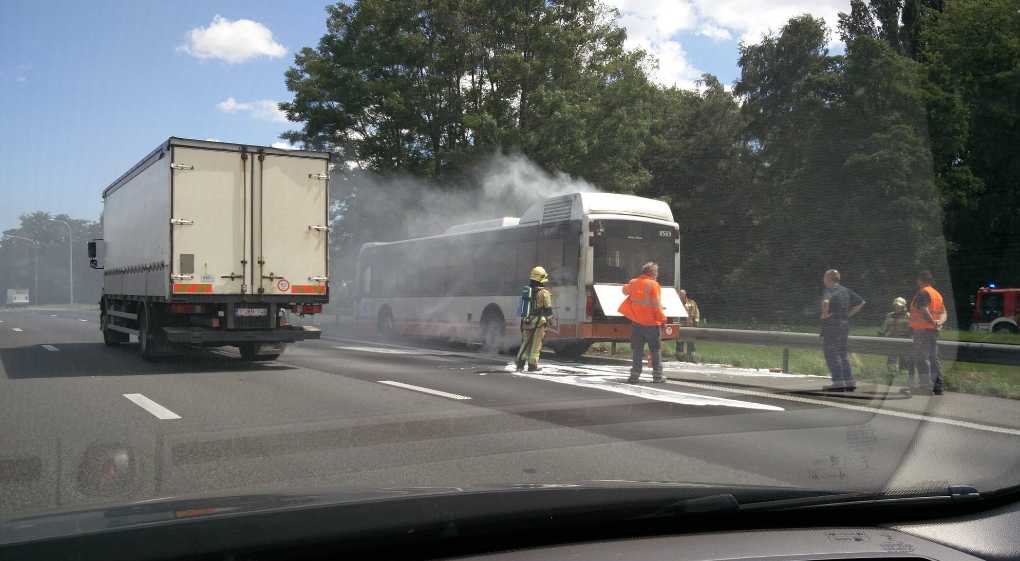 STIB on fire