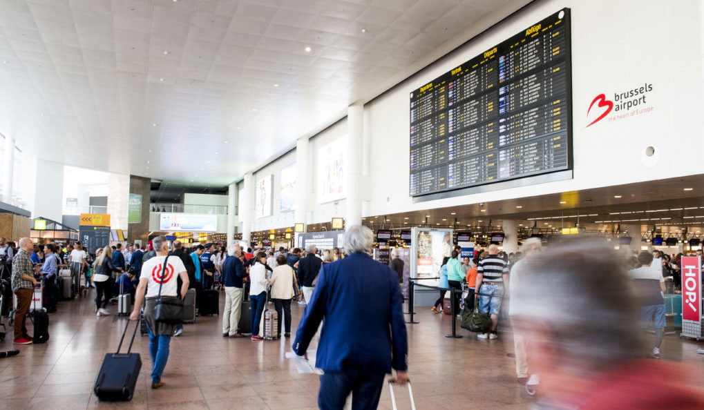 Illustration picture shows the departure hall during a power outage at Brussels Airport, in Zaventem, Thursday 15 June 2017. BELGA PHOTO JASPER JACOBS