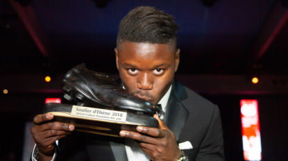 Soulier d'Ébène: Anthony Limbombe succède à Youri Tielemans - BX1