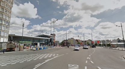 Molenbeek : un container menace la construction d'un bâtiment sur la chaussée de Ninove