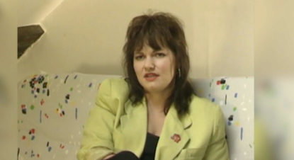 Maurane dans "Personnalités à domicile" en 1993 - BX1
