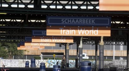 Fin d'intervention des pompiers à la gare de Schaerbeek