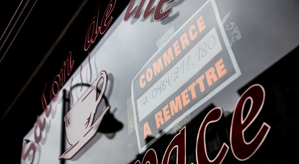 affiche commerce à remettre à Bruxelles