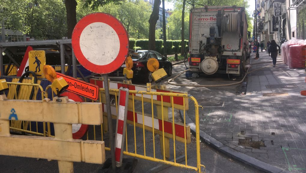 Chantier inconnu à avenue louise sur Bruxelles - BX1