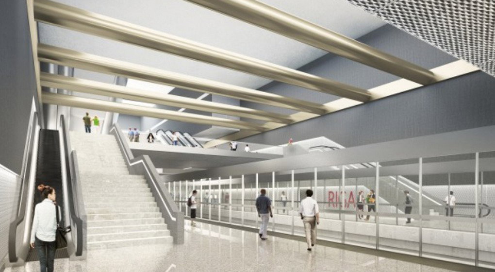 Station de métro Riga - Plan Beliris