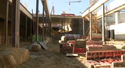Chantier Dépôt Métro Erasme STIB
