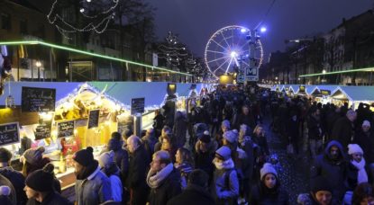 Plaisirs d'hiver Marché de Noël Bruxelles 2017 - Illustration Belga Nicolas Maeterlinck