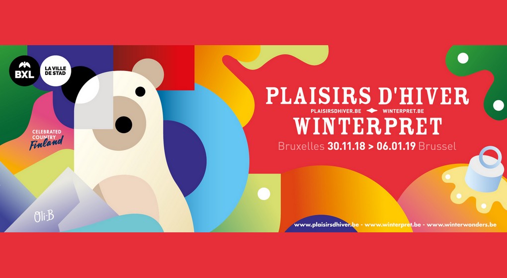 Logo - Plaisirs d'hiver 2018 - Ville de Bruxelles