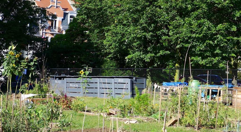 Compost collectif Bruxelles - Belga Florence Marot