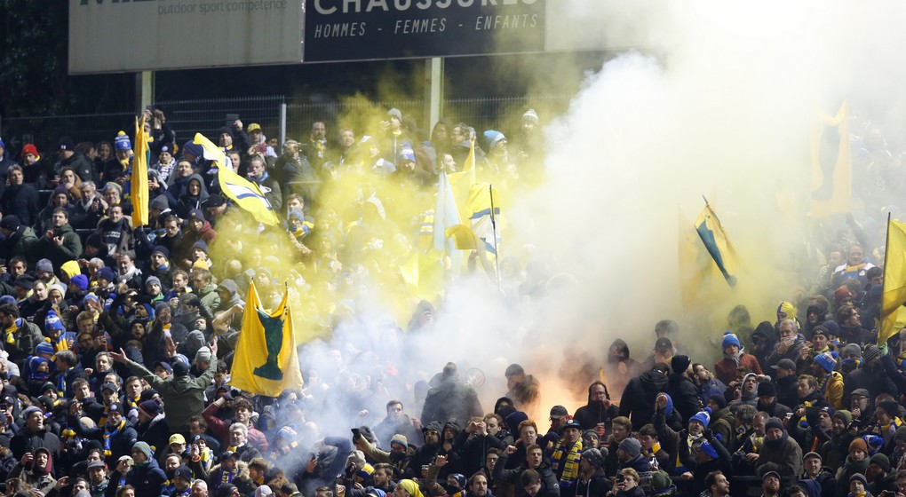 Union Saint-Gilloise-Malines - Supporters - Belga Bruno Fahy