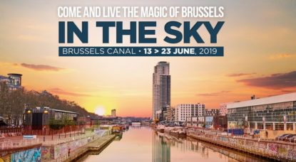Dinner in the Sky - Canal Bruxelles 2019