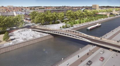 Nouveau pont Beliris - AVenue du Port