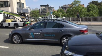 Voiture autonome Lexus - Test Bruxelles