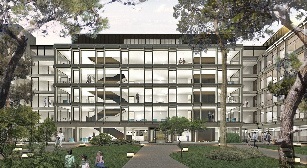 Bâtiment U - Futur centre administratif Uccle - Architecte BAEV
