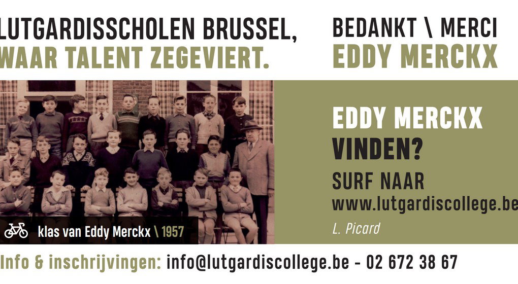 Affiche Photo 1957 Eddy Merckx