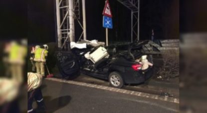 Accident E40 Evere - Pompiers de Bruxelles - Walter Derieuw