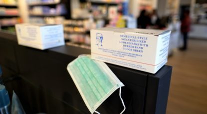 Masques médicaux de protection - Belga Eric Lalmand