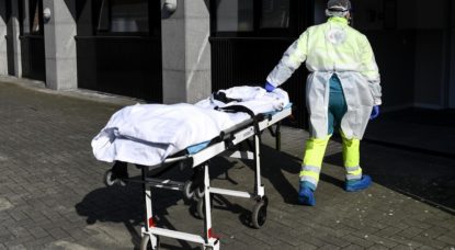 Urgentiste Urgences Coronavirus - Belga Dirk Waem