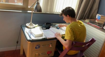 Élève confinement - Murielle Berck