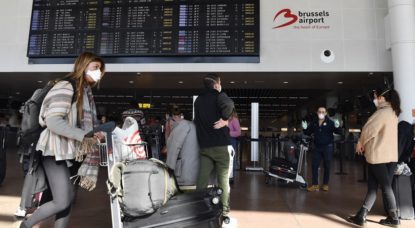 Brussels Airport Coronavirus - Illustration Belga Eric Lalmand