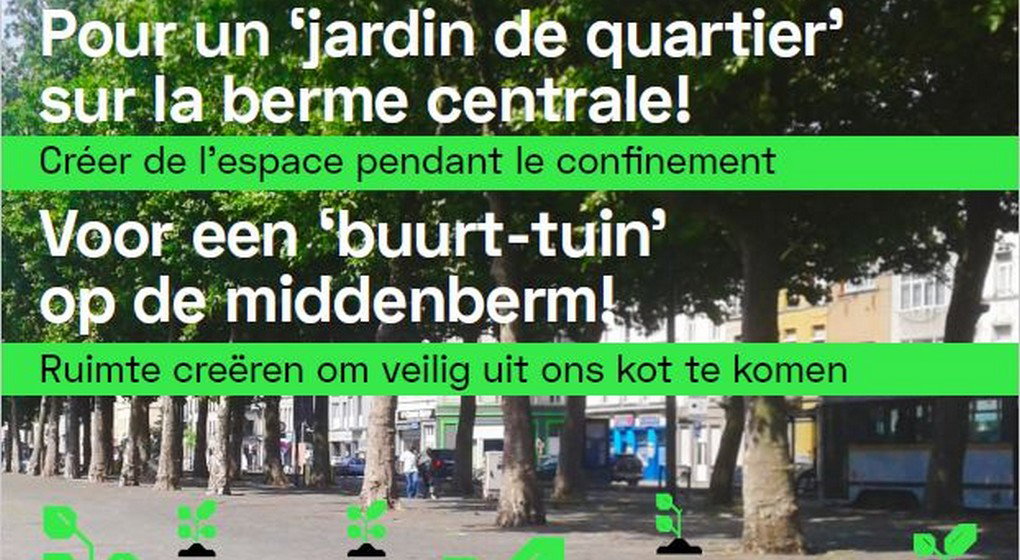 Proposition Berme Centrale - Porte d'Anderlecht