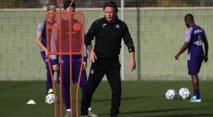 Entraînement RSC Anderlecht Franky Vercauteren - Belga Virginie Lefour
