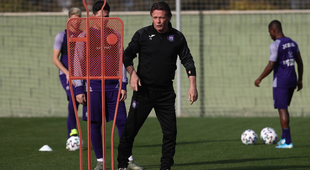Entraînement RSC Anderlecht Franky Vercauteren - Belga Virginie Lefour