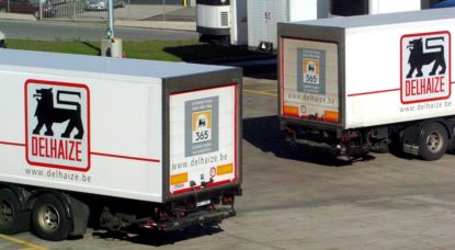 Camions Delhaize - Belga Herwig Vergult