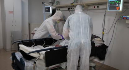 Coronavirus - Patient soigné hôpital - Belga Nicolas Maeterlinck