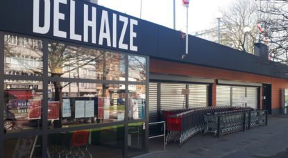 Delhaize Veeweyde en Grève - Belga