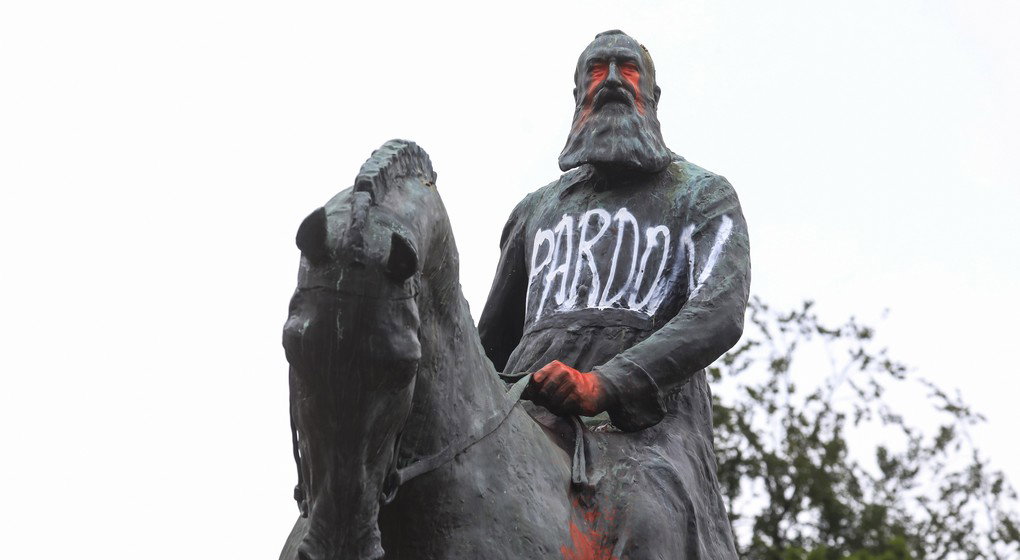 Statue Leopold II - Belga Thierry Roge