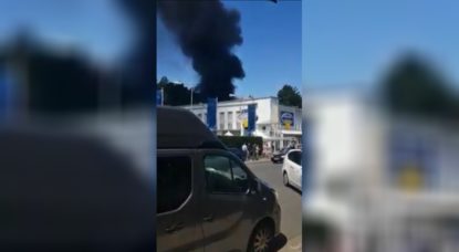 Incendie Uccle Grande épicerie Fort-Jaco 23062020 - Twitter Uccle