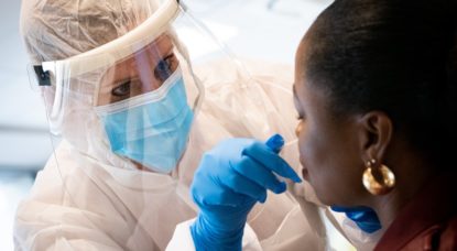 Test Coronavirus Covid-19 - Illustration Belga Benoit Doppagne