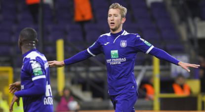 But Michel Vlap RSC Anderlecht - Stade vide - Belga Laurie Dieffembacq