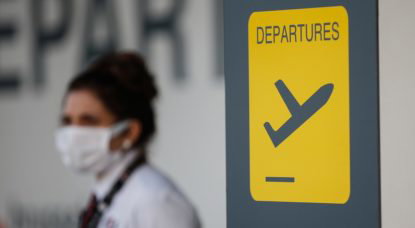 Aéroport Brussels Airport - Départs Coronavirus - Belga Bruno Fahy