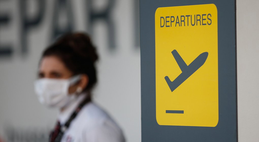 Aéroport Brussels Airport - Départs Coronavirus - Belga Bruno Fahy