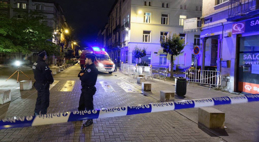Fusillade Place Alfred Orban Forest - Juillet 2020 - Belga Olivier Gouallec