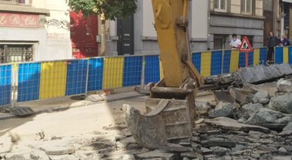 Travaux avenue Hippodrome - Photo Action Hippodrome