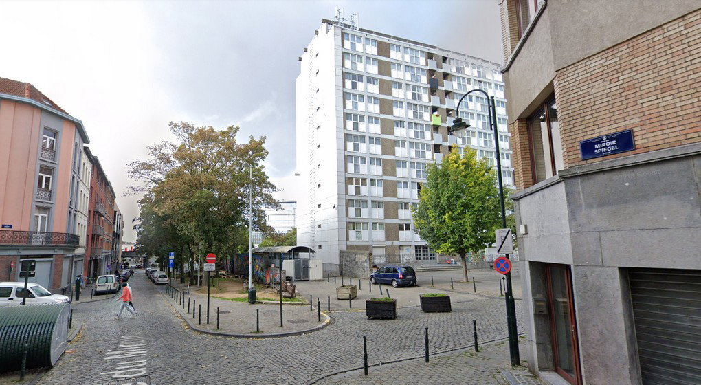 Rue du Miroir Quartier des Marolles - Google Street View