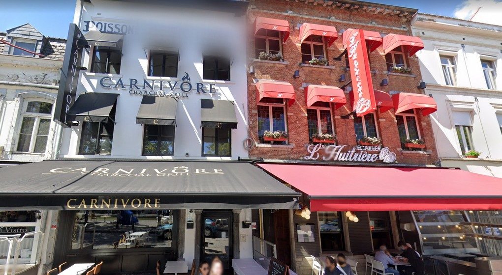 Restaurants Le Carnivore L'Huitriere Bruxelles - Capture Google Street View