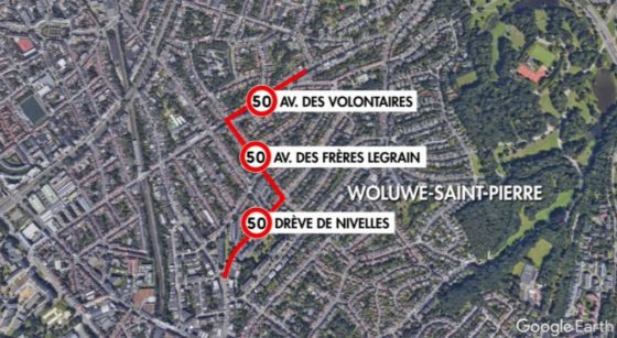 Quartier Chant d'Oiseau Zone 30 - Infographie BX1 Google Earth