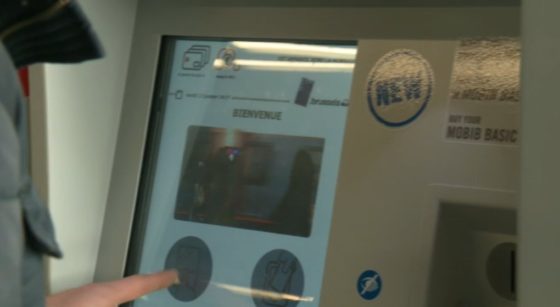Ticket Stib Borne de commande - Capture BX1