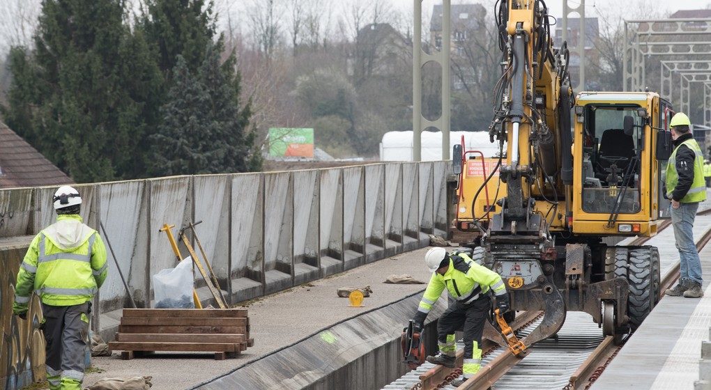 Train RER Travaux SNCB - Belga Benoit Doppagne