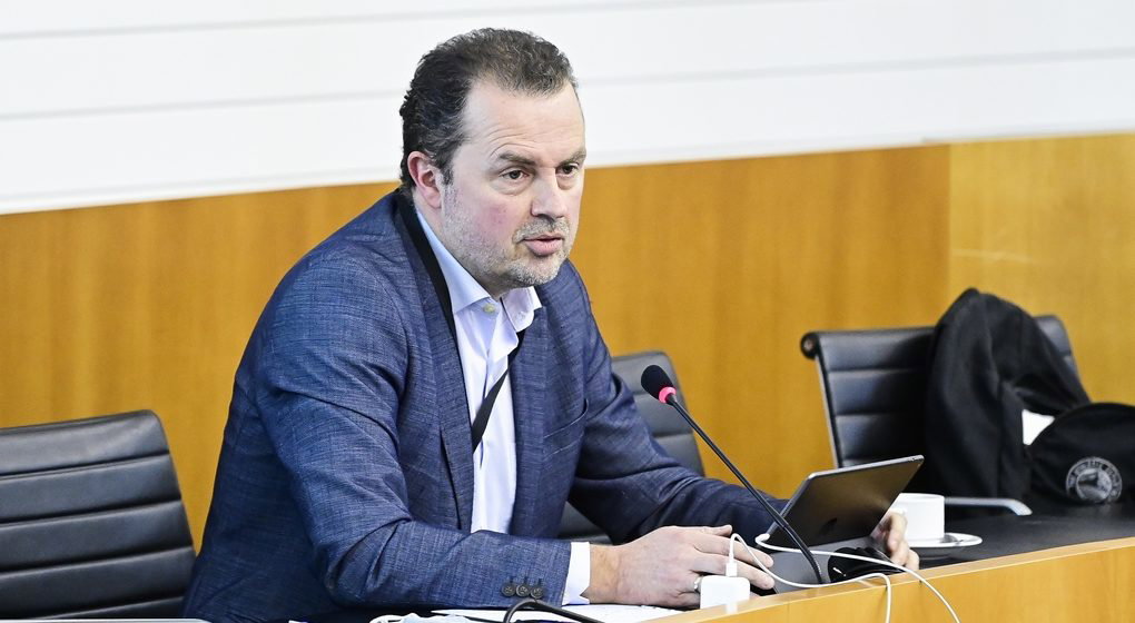 Christophe Magdalijns - Député bruxellois Commission Covid - Belga Laurie Dieffembacq